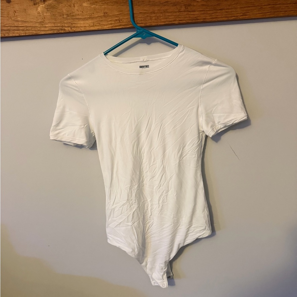 Aerie Smooth White Bodysuit